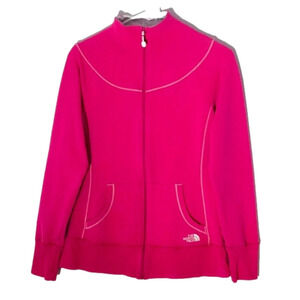 The North Face Fleece Jacket, Size M, Bright Pink